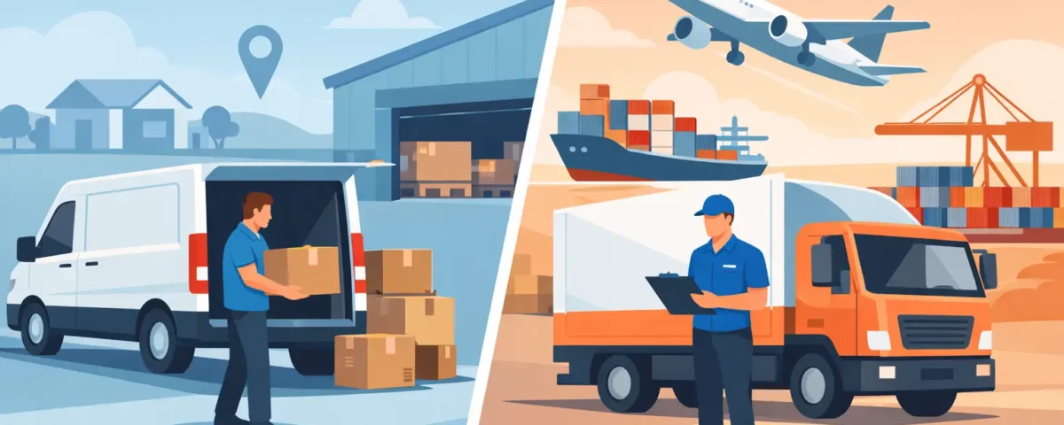 Egen levering versus fragtfirma: Hvad vælger du?