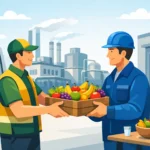 Frugtlevering til industriarbejdspladser der virker