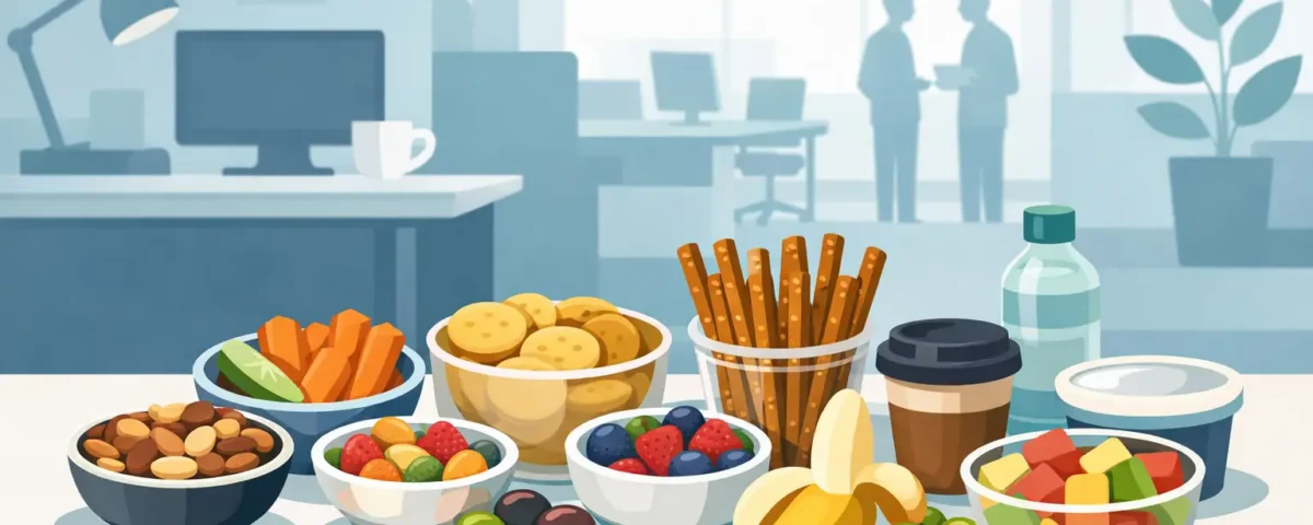 Kontor snacks, der bliver spist - ikke glemt