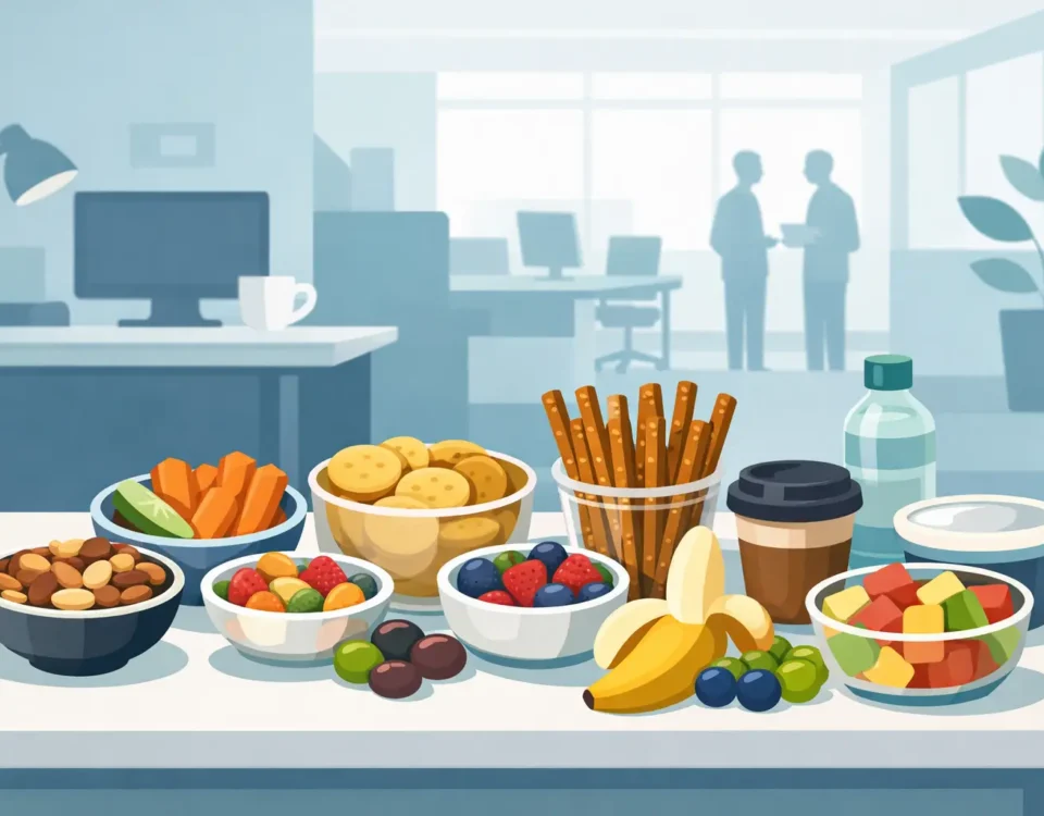 Kontor snacks, der bliver spist - ikke glemt