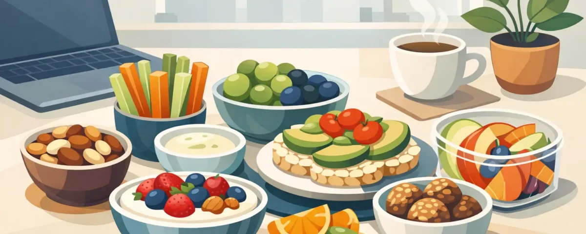 7 sunde snacks til kontoret, der bliver spist
