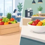 Frugtkasser versus kantinefrugt på kontoret