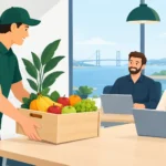 Lokal levering af firmafrugt på Fyn til kontoret